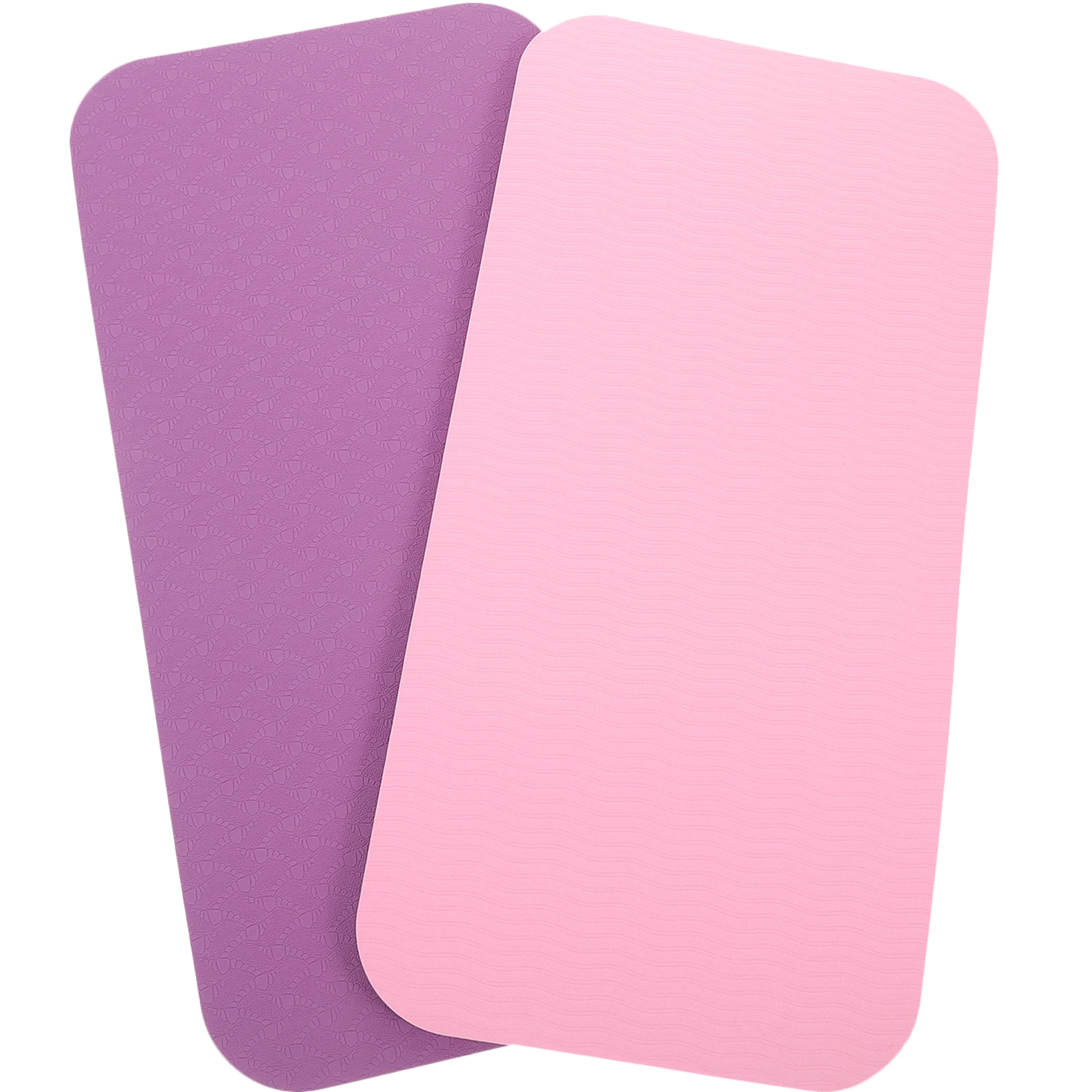 

2pcs TPE Comfort Kneeling Comfortable Knee Pad for Yoga Yoga Supporting Pad Gym Workout Accessory Purple