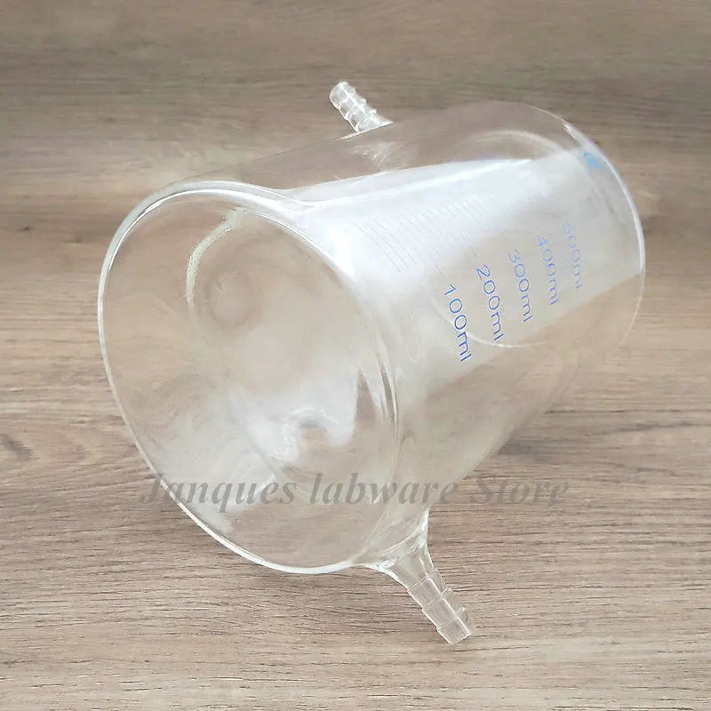 1Pcs 50Ml Tot 1000Ml Laboratorium Jacketed Borosilicaatglas Beker Dubbele Laag Beker Voor Fotokatalytische Reactor