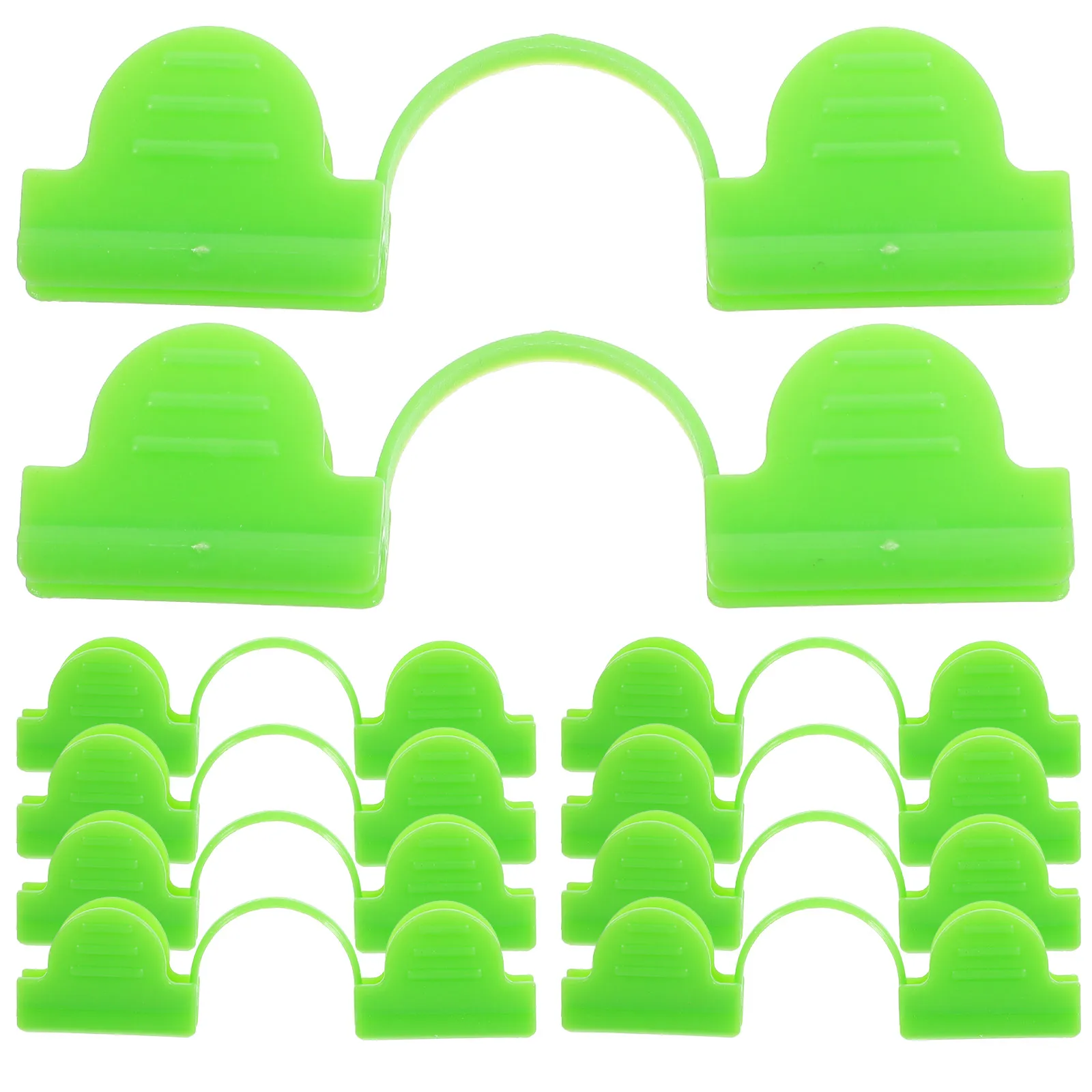 

50pcs Greenhouse Thermal Film Clamp Plastic Clips Fixing Clamps Windproof Garden Accessories Plant Cage Sturdy Durable Easy