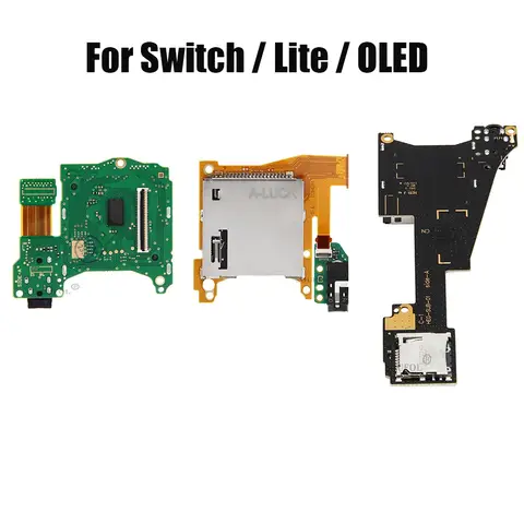 For Nintend Switch OLED Audio Game Cartridge Micro SD Card Reader For Switch Lite Game Card Slot Socket Headphone Board