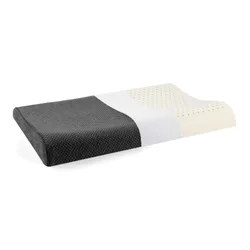 Natural latex thin soft sleeping wave pillow helps sleep
