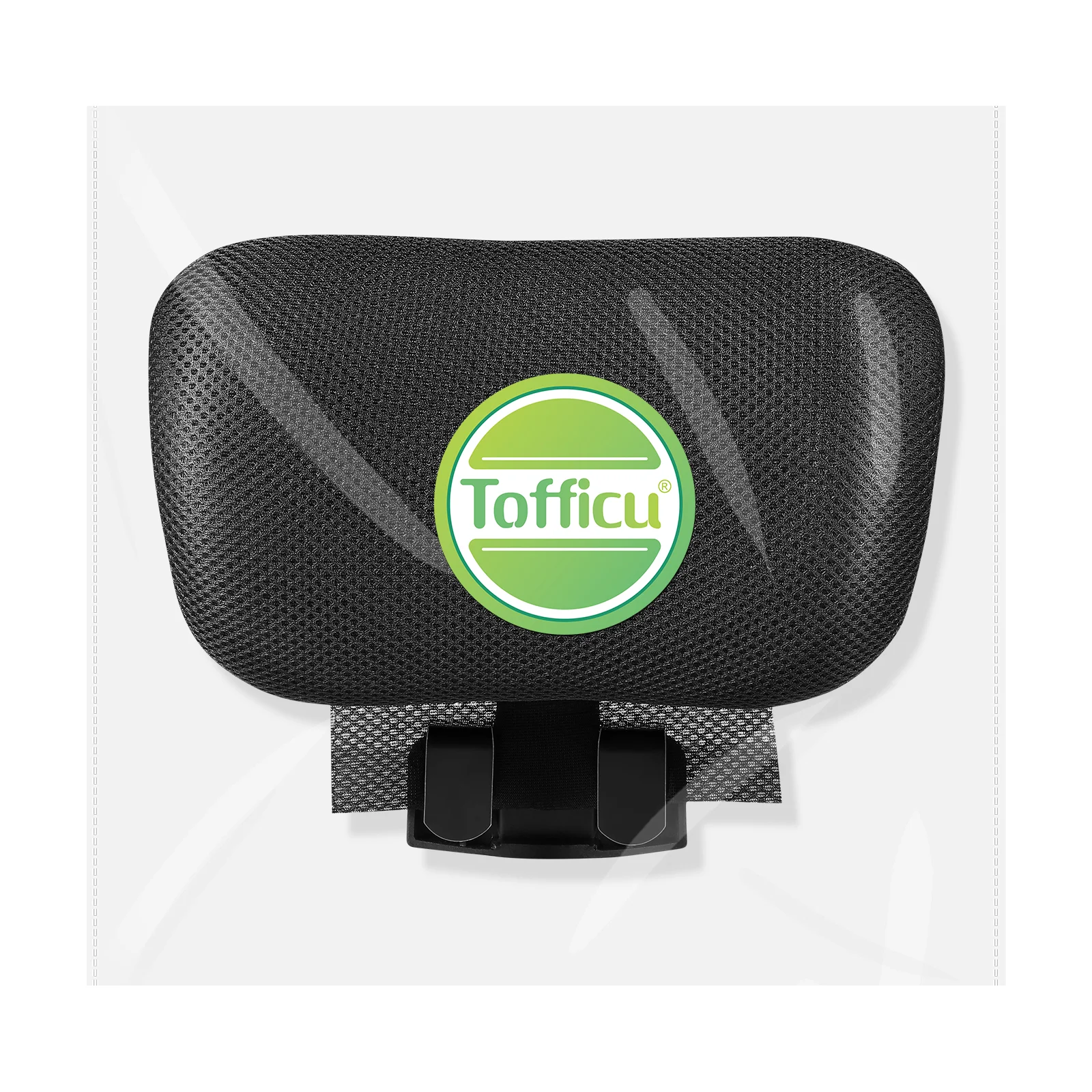 2.6cm cartão preto cadeira de escritório encosto de cabeça travesseiro ângulo de altura ergonômico pescoço suporte malha respirável fácil instalar quadro de móveis