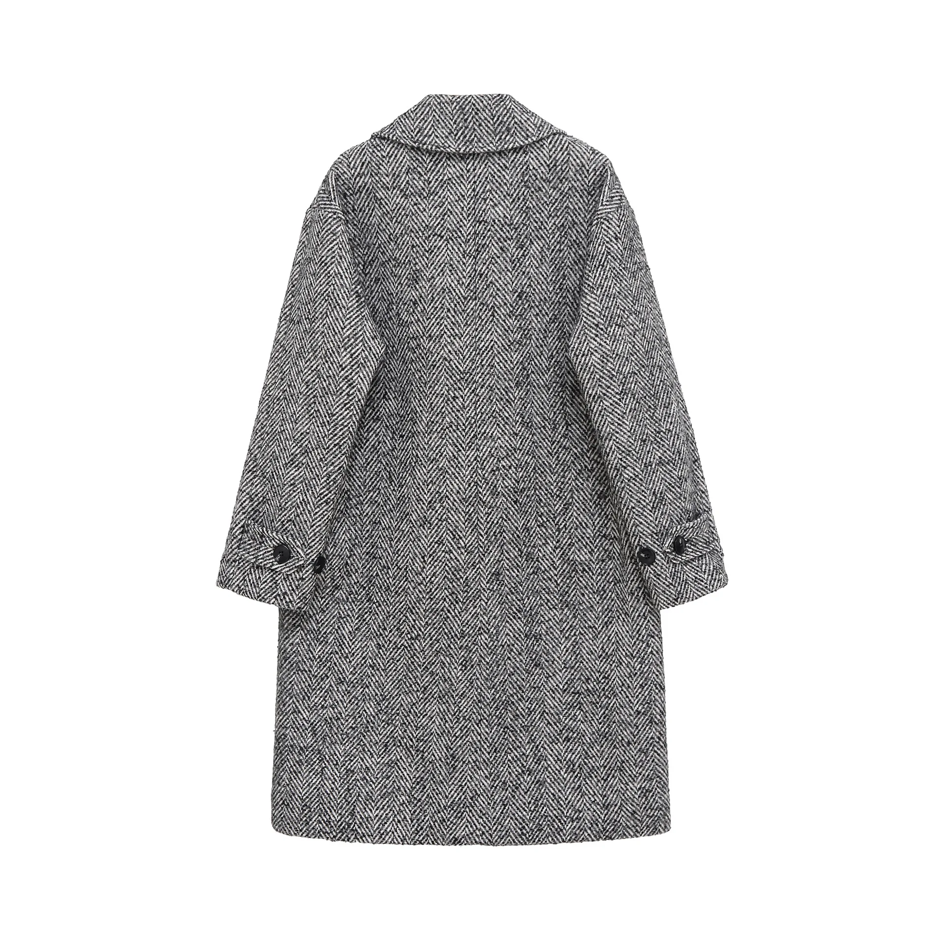 Women's Coat Jacket classics one-piece spring / autumn Fashionable casual, high-end length windbreaker jacket