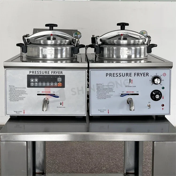 

Commercial Pressure Fryer Crispy Broasted Chicken Frying Machine Pressure Frying Machine