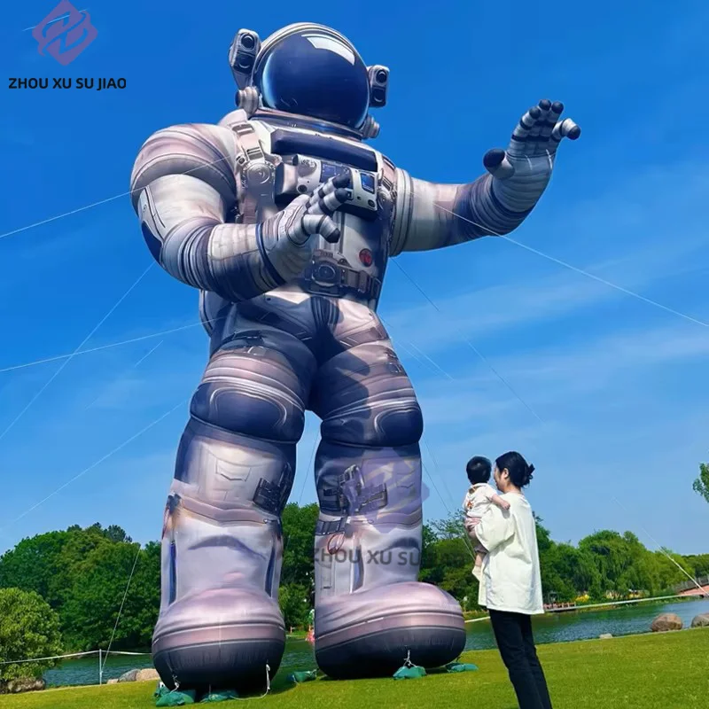 2025 Giant Inflatable Astronaut Air Blow Lifelike Spaceman/Cosmonaut Outdoor Decoration Props for Space-themed activities