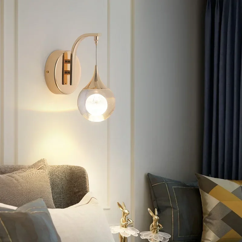 CEDRIC Modern Nordic Wall Lamps Simple Moon Sconce LED Decorative Parlour Bedside Light Fixtures