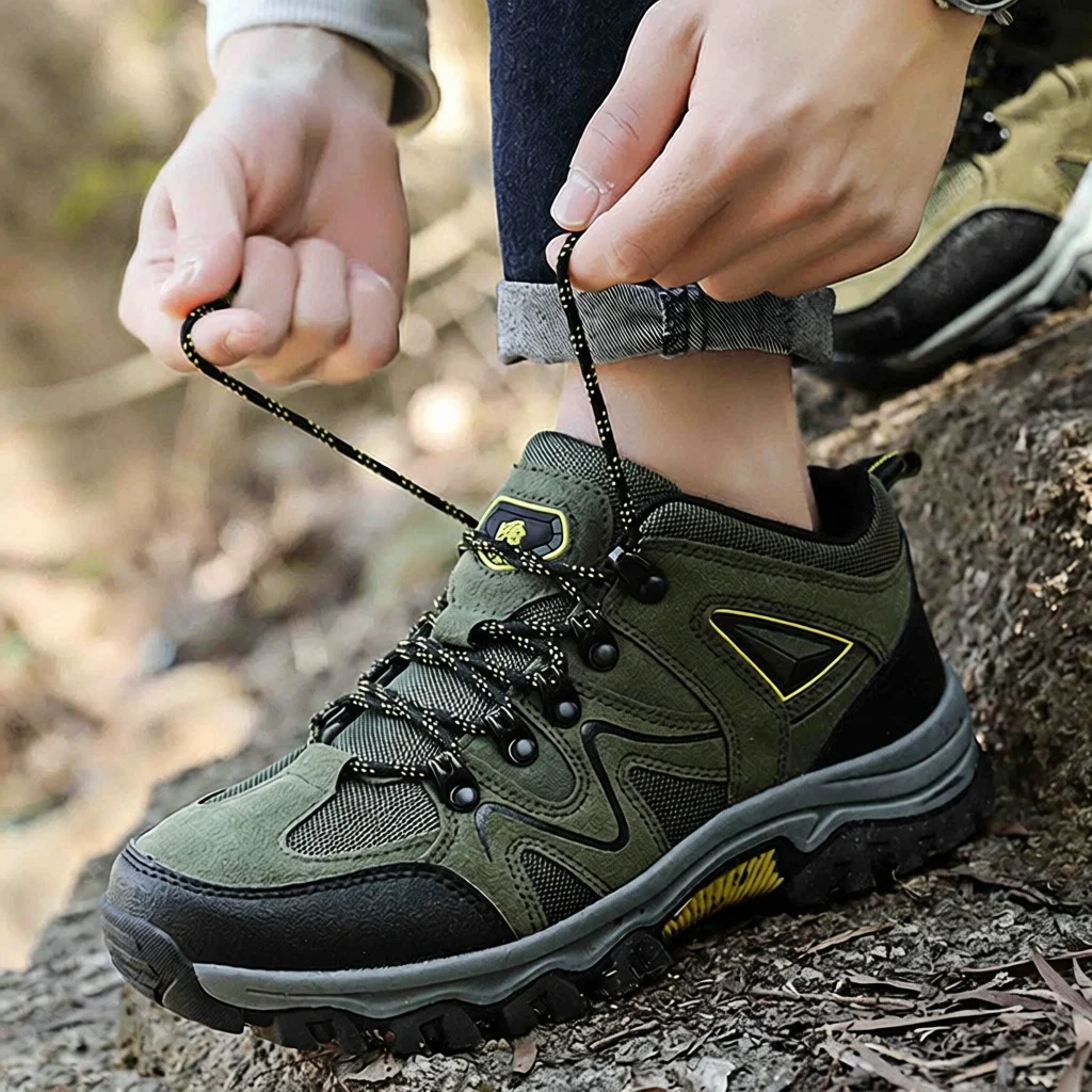 outdoor-men's-low-top-hiking-shoes-four-season-climbing-shoes-waterproof-non-slip-travel-shoes-breathable-mesh-inner-material