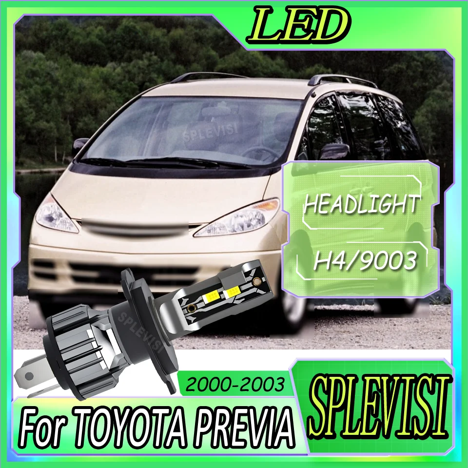 Simple Installation Night Safety Shockproof & Dustproof High-Quality 9003 LED Headlight For TOYOTA PREVIA 2000 2001 2002 2003
