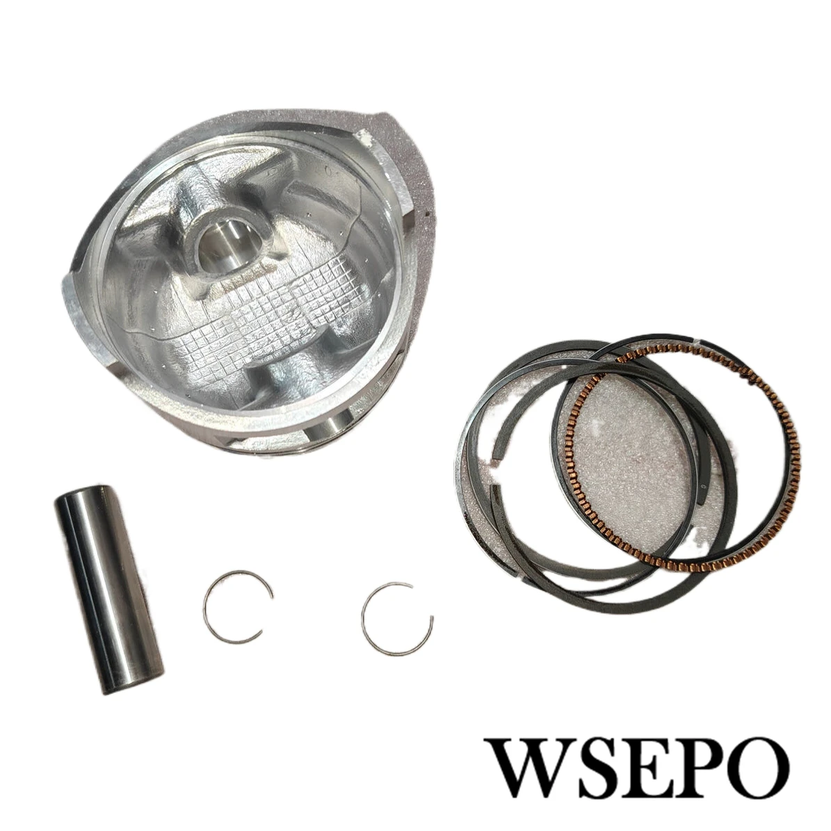 Top Quality! Piston and Rings Kit(incl. circlip and pin) for MZ175/166F 04 Stroke Gas Engine,EF2600 Generator Parts