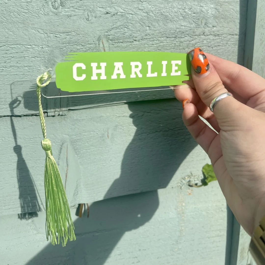 Customized football sports jersey bookmarks with cotton tassels - Customizable in bright colors - A gift for dad, son, or brothe view 4