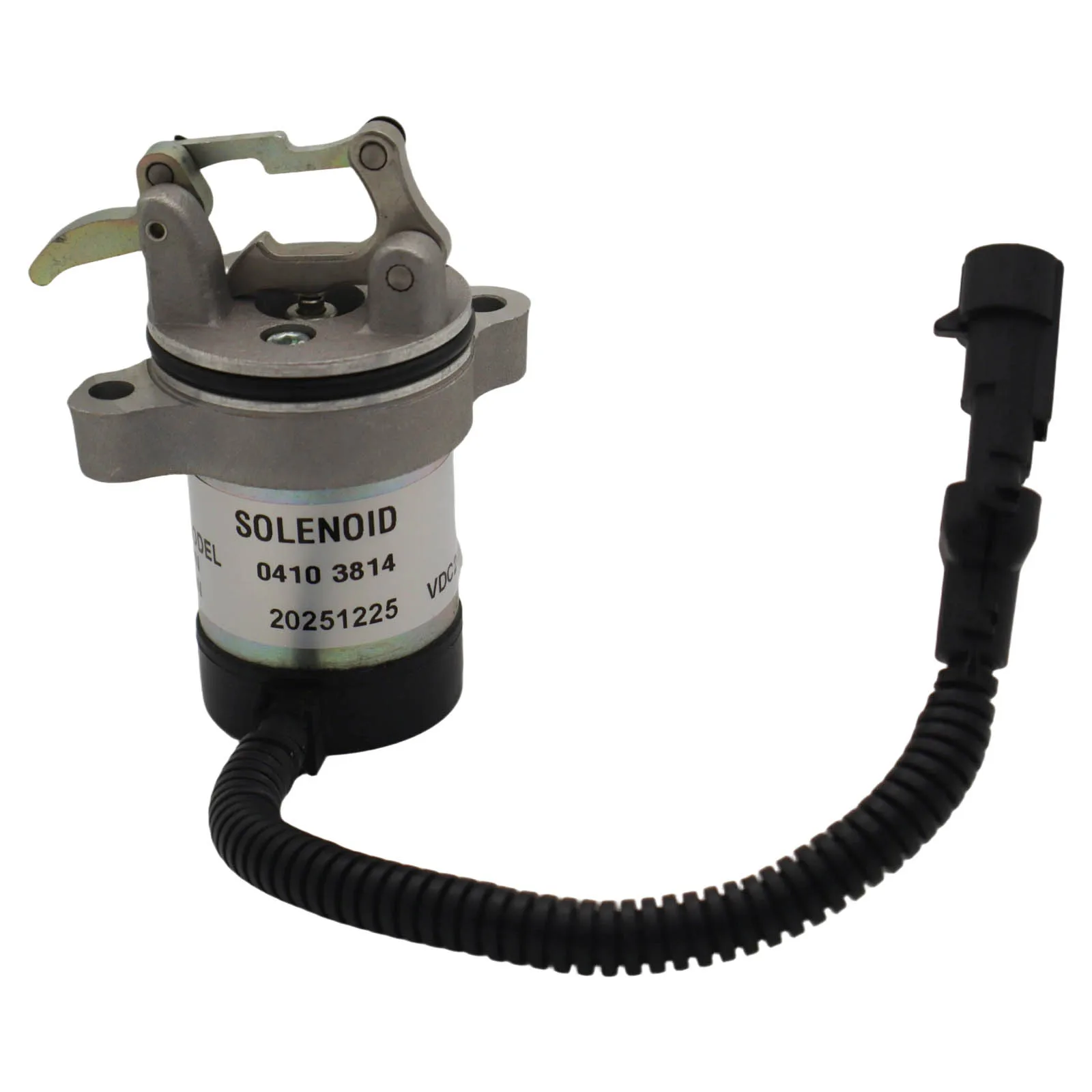 12V Kraftstoffpumpen-Abschaltmagnetventil 04103814 Kompatibel mit Deutz BF4M1011 Dieselmotor – Detail 2