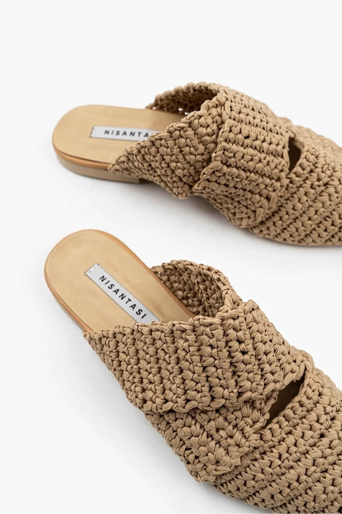 Taba Knit Cross Band Detail Women Slippers Heels Elegant Shoes Sexy Ladies Fashion 2022 Ladies Shoes Summer Pumps