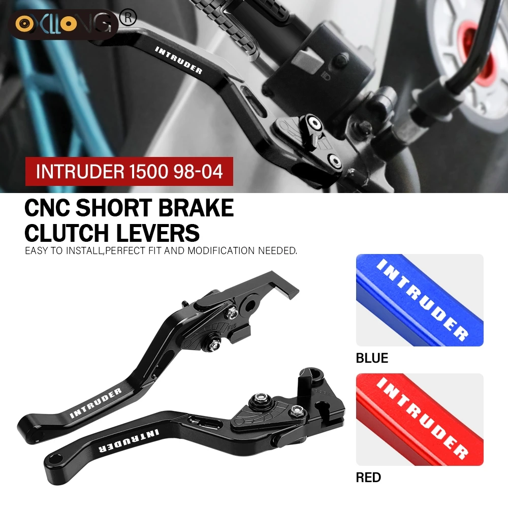 

CNC Motorcycle Short Brake Clutch Levers Accessories Parts For SUZUKI INTRUDER 800 1400 1500 1998 1999 2000 2001 2002 2003 2004