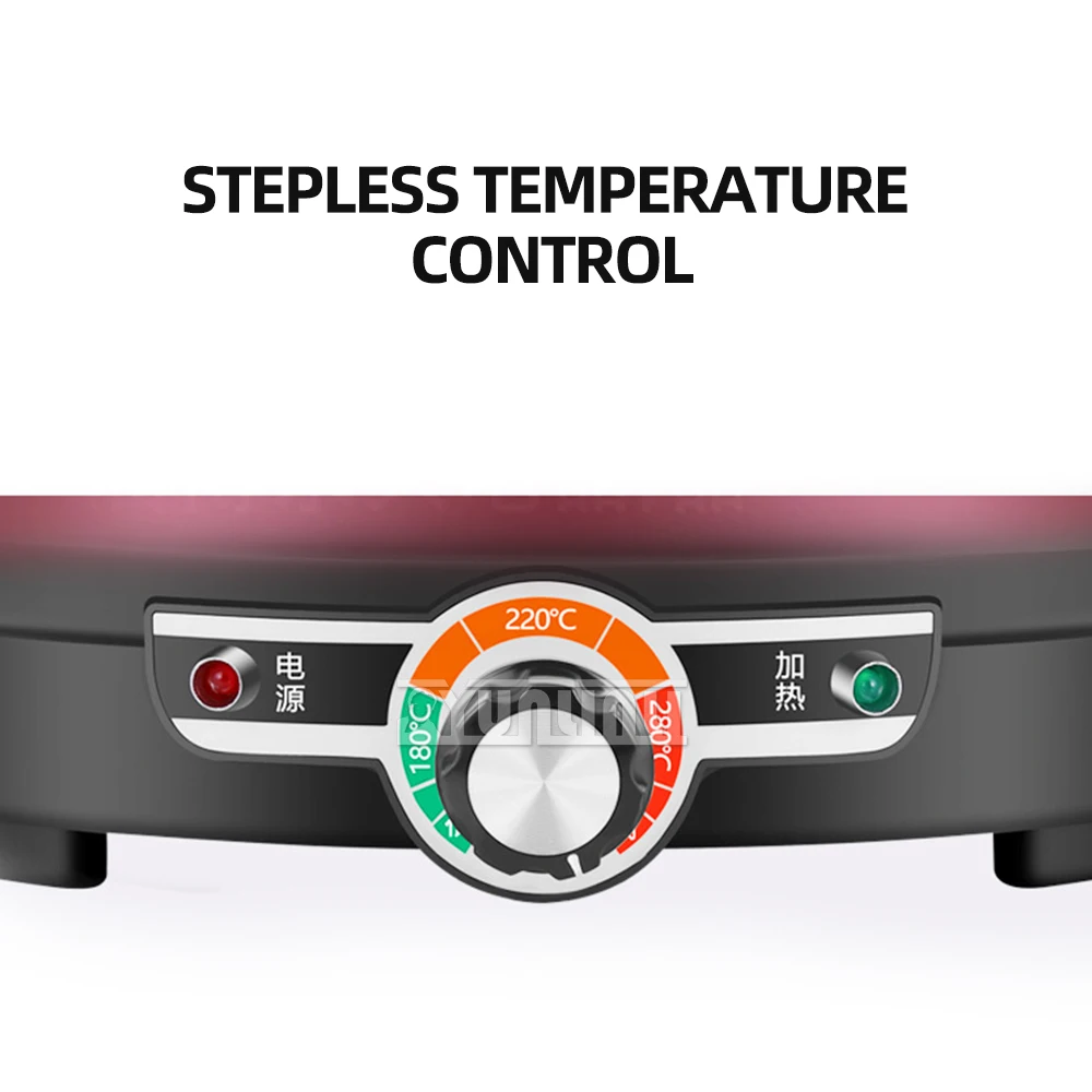 Máquina para freír y hornear antiadherente, olla eléctrica para panqueques, parrilla para cocinar