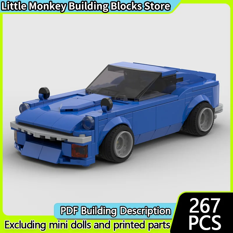 

Speed Racing Car Model MOC Building Bricks 240 Z Devil Z Hypercar Modular Technology Children Holiday Gifts Assemble Toys Suit