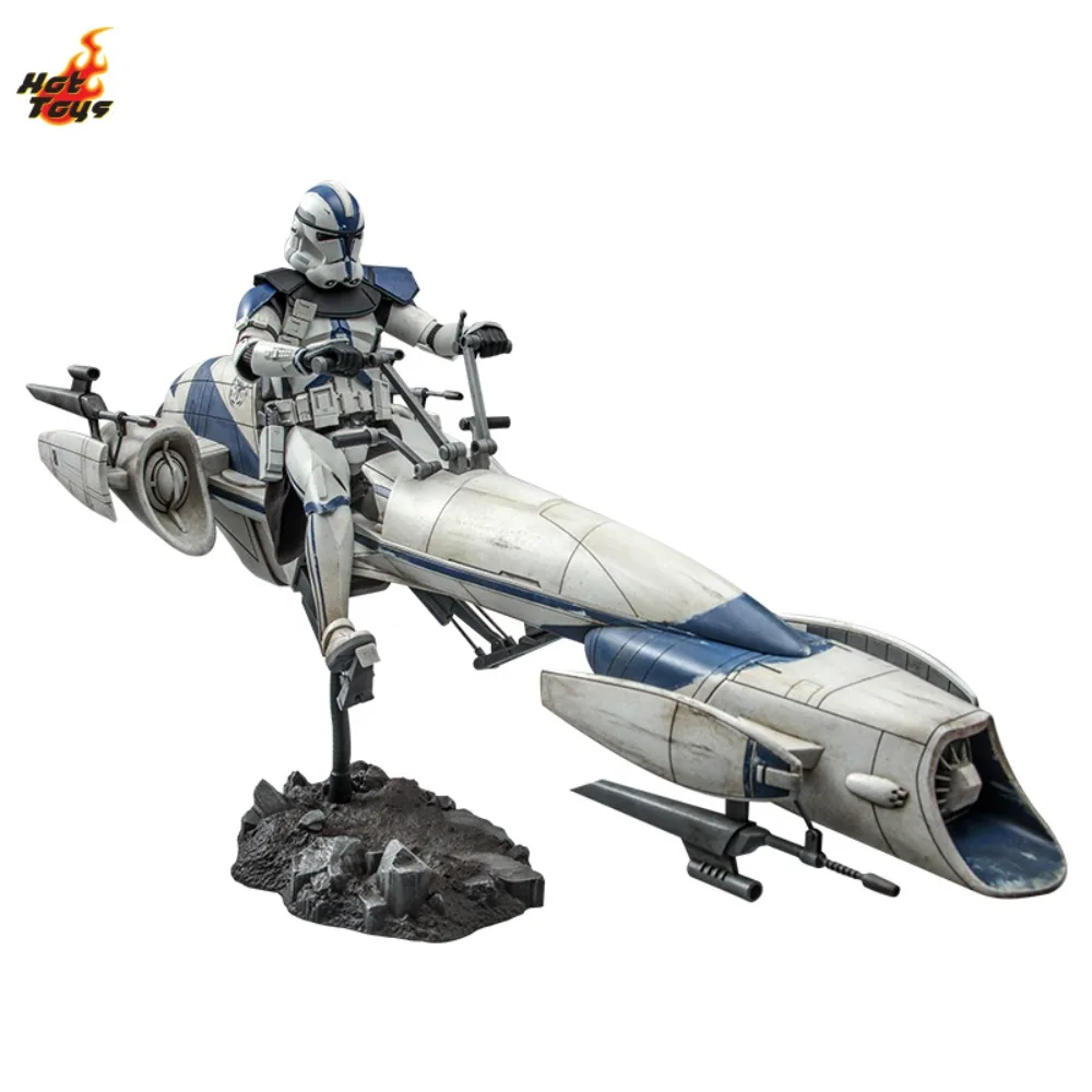 In Stock Original Hot Toys Flying Motorcycle HT TMS076WK 1/6 Commander Star Wars Action Doll Collection Model Toy 30.5CM