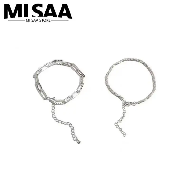 Light Luxury Fashionable Glittering Minimalist Shimmering Delicate Sparkling Chain Bracelet For Women Hand Accessory Shine