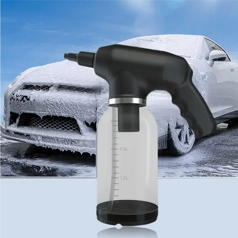 ABKP-Für Autowaschanlage, 2 l, elektrisches Schaumsprühgerät für Autowaschanlage, kein Wasserschlauch erforderlich, Wassertank, leistungsstarke Schaumgeneration
