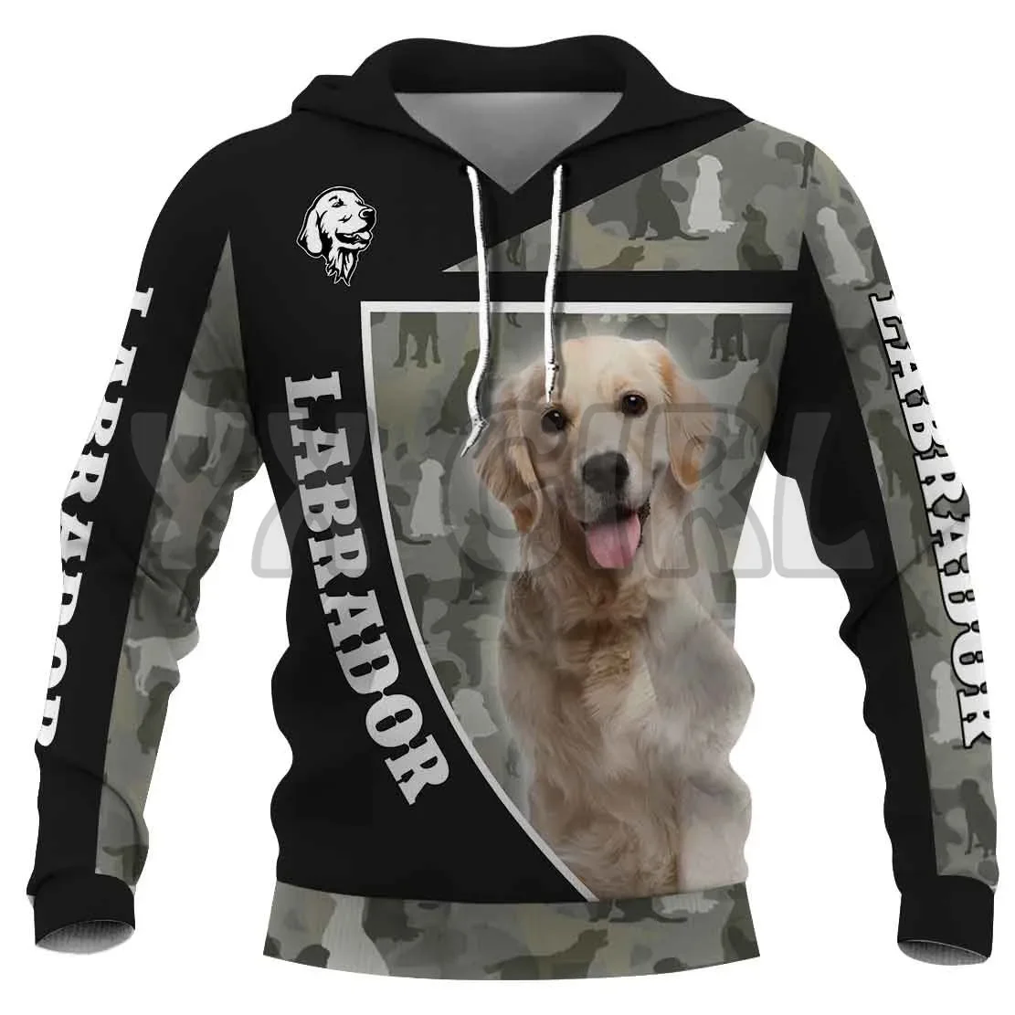 Sable German Shepherd 3D Printed Hoodies  Unisex Pullovers Funny Dog Hoodie Casual Street Tracksuit