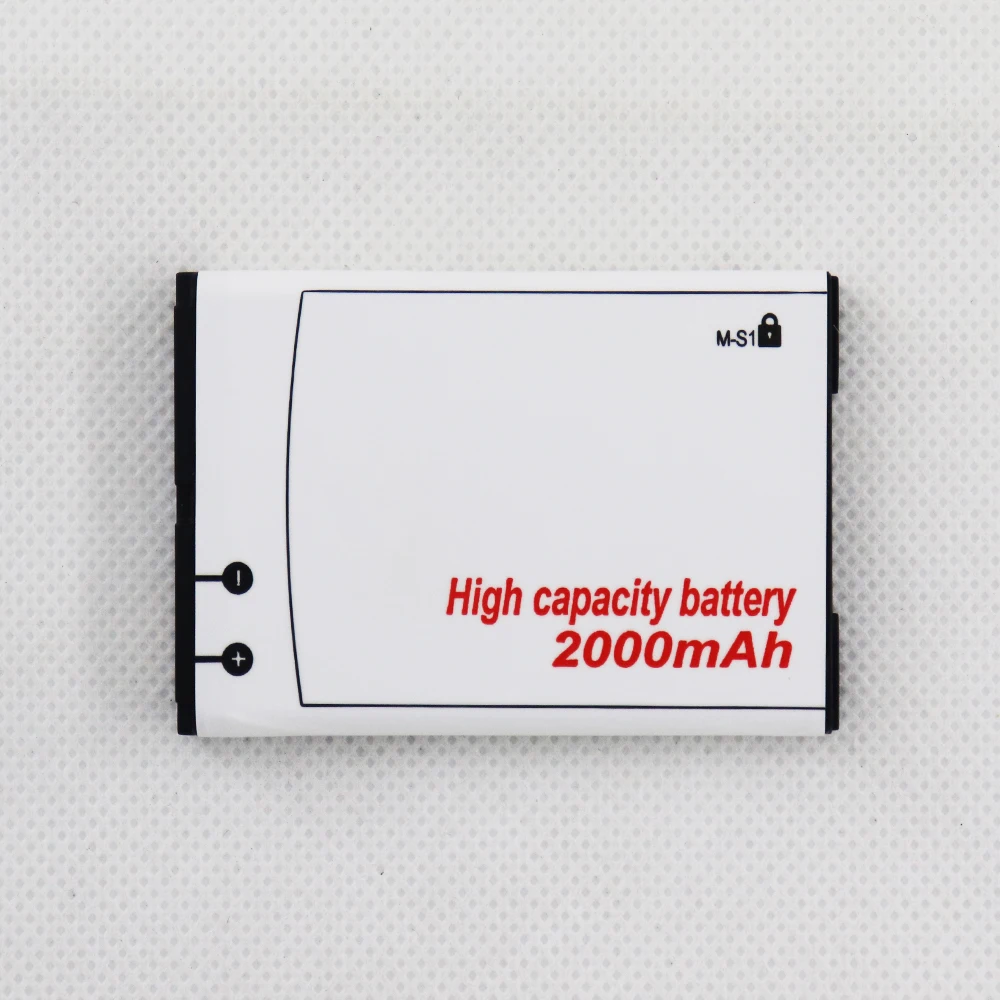 High Capacity 2000mAh MS1 M-S1 Battery For Blackberry Bold 9000,9030,9630,9700,9780 Mobile Phone