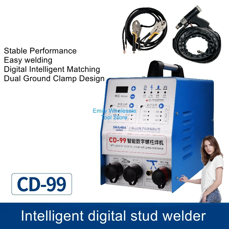 CD-99 capacitor discharge type stud welding machine insulation nail seeding nail machine touch welding nail planting machine