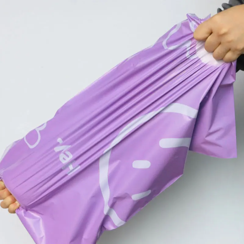 INPLUSTOP PE Express Kleding Geschenken E-commerce Verzendzakje 50 Stuks Waterdichte Glimlach Ontwerp Speelgoed Opbergzakken Transport Schoenentas