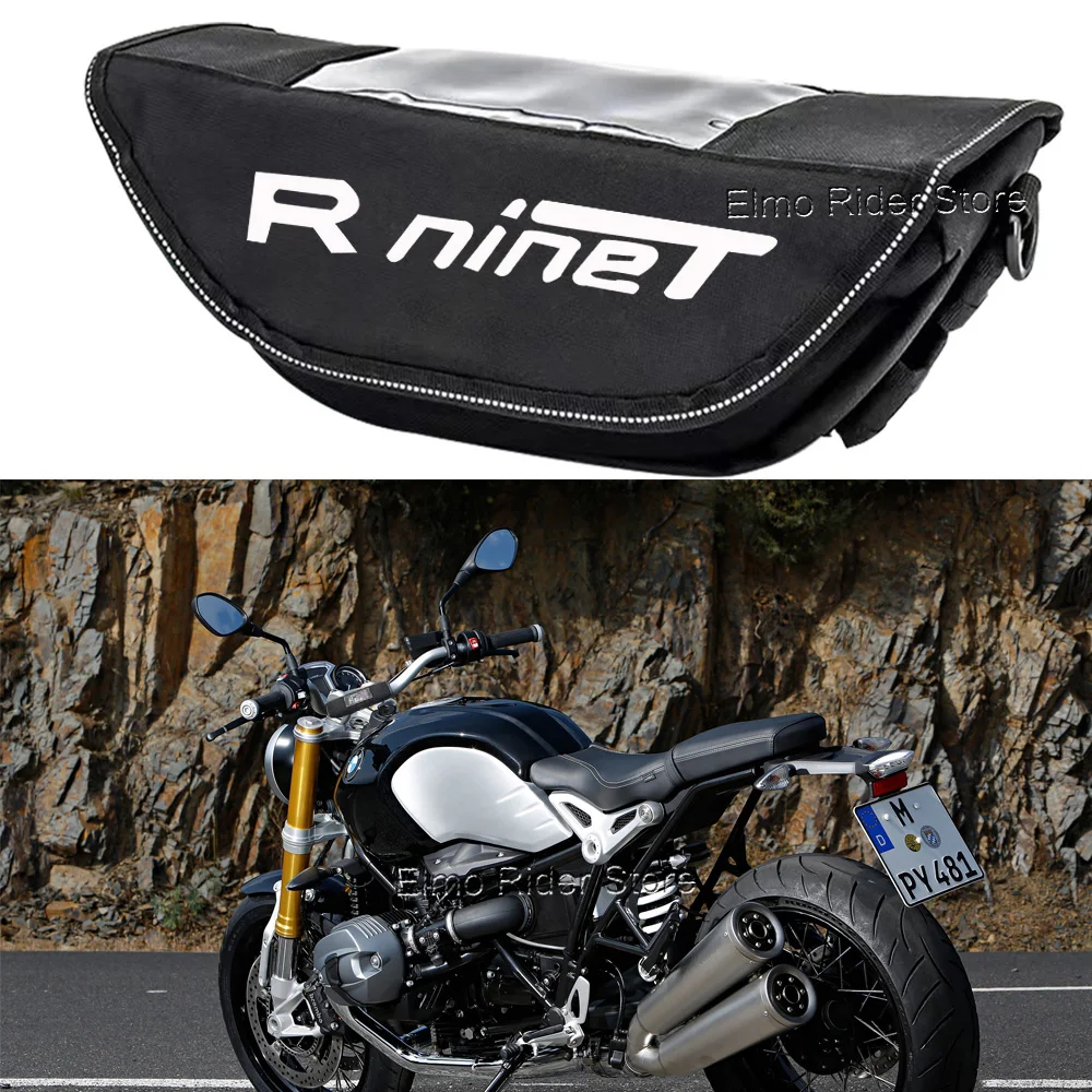 For B.M.W. R nineT RnineT Motorcycle Waterproof And Dustproof Handlebar Storage Bag Shock-proof Navigation Bag Travel Bag