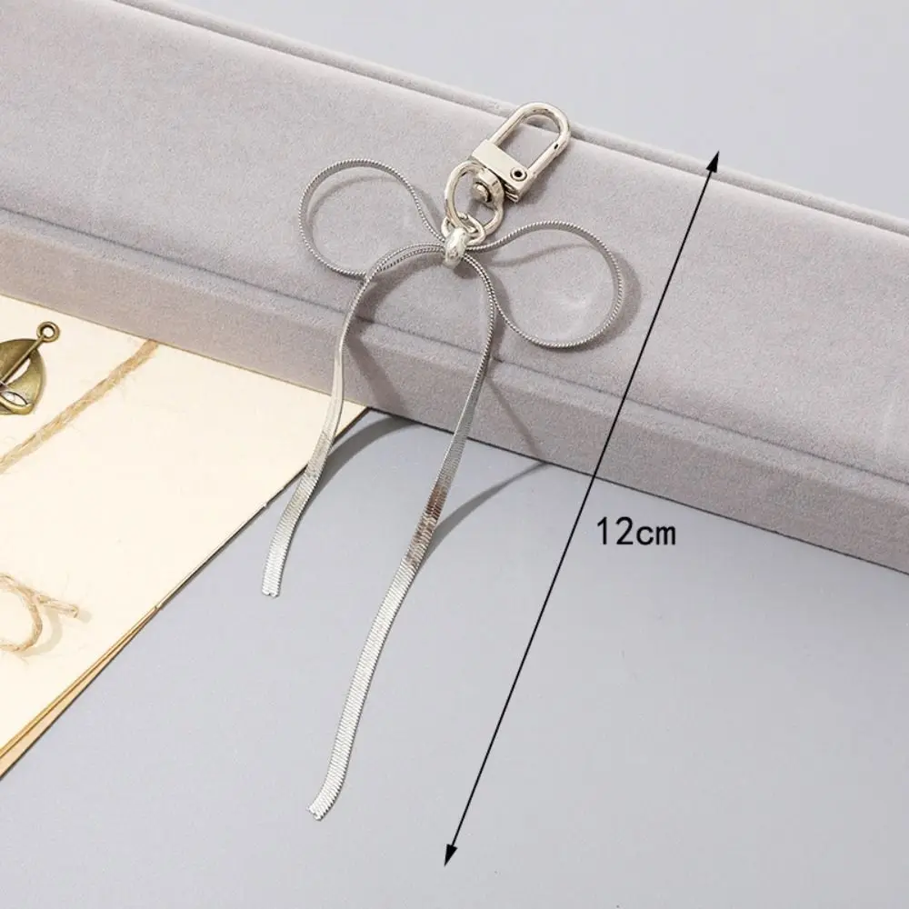 

Metal Bow Mobile Phone Pendnt Hanging Cord Snake Bone Simple Phone Rope Keychain Anti Loss Mobile Phone Chain Women/Lady/Girl