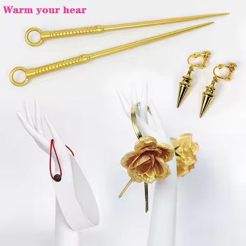 Anime Synthetic Yor Forger Cosplay Weapons Killer Cos Props Thorn Princes Needles Headband Earrings Accessories Halloween Party
