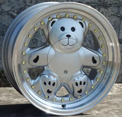 Orso 15 pollici 15x8.0 4x100 4x114.3 5x100 5x114.3 cerchi in lega per auto