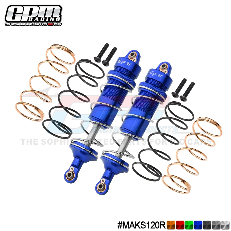 

GPM Aluminum Rear Thickened Spring Dampers 120MM For ARRMA 1/10 Kraton 4X4 4S