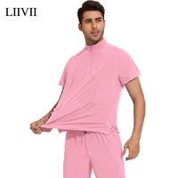 Uniforme médico Unisex, uniformes quirúrgicos, conjunto exfoliante para mujer, ropa de trabajo para salón de belleza, Tops clínicos, pantalón, traje de enfermería para médico para hombres