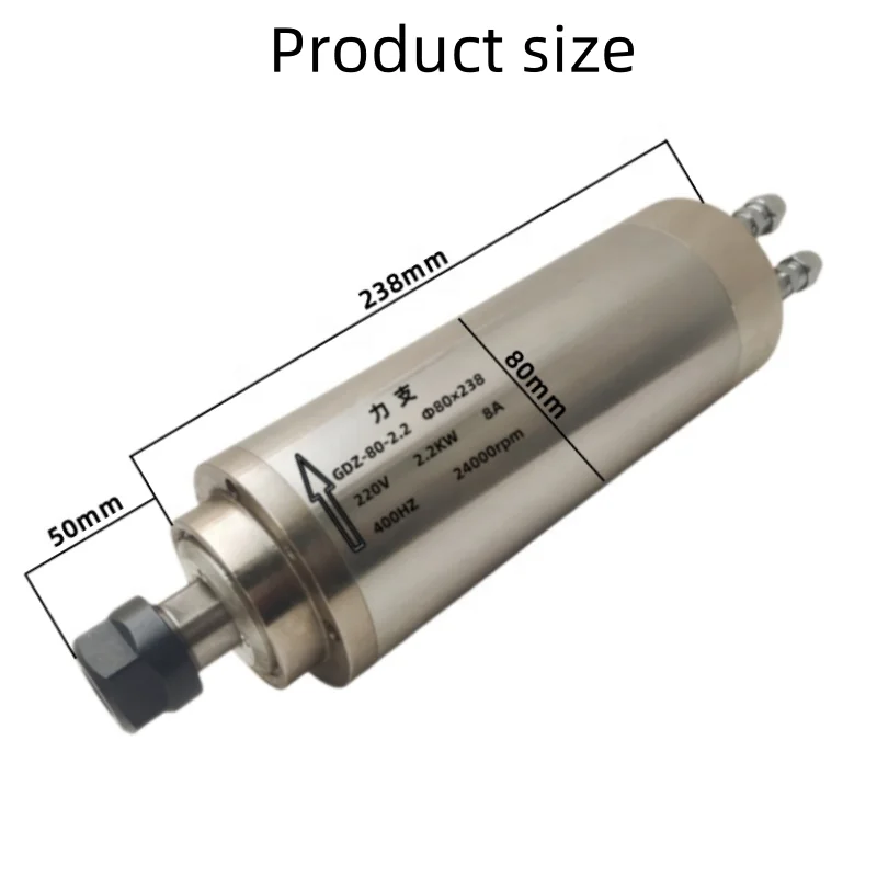 High Quality Spindle Motor with Easy Installation and Long Service Life Unique Resistant Guaranteed BT30 Nose Joint