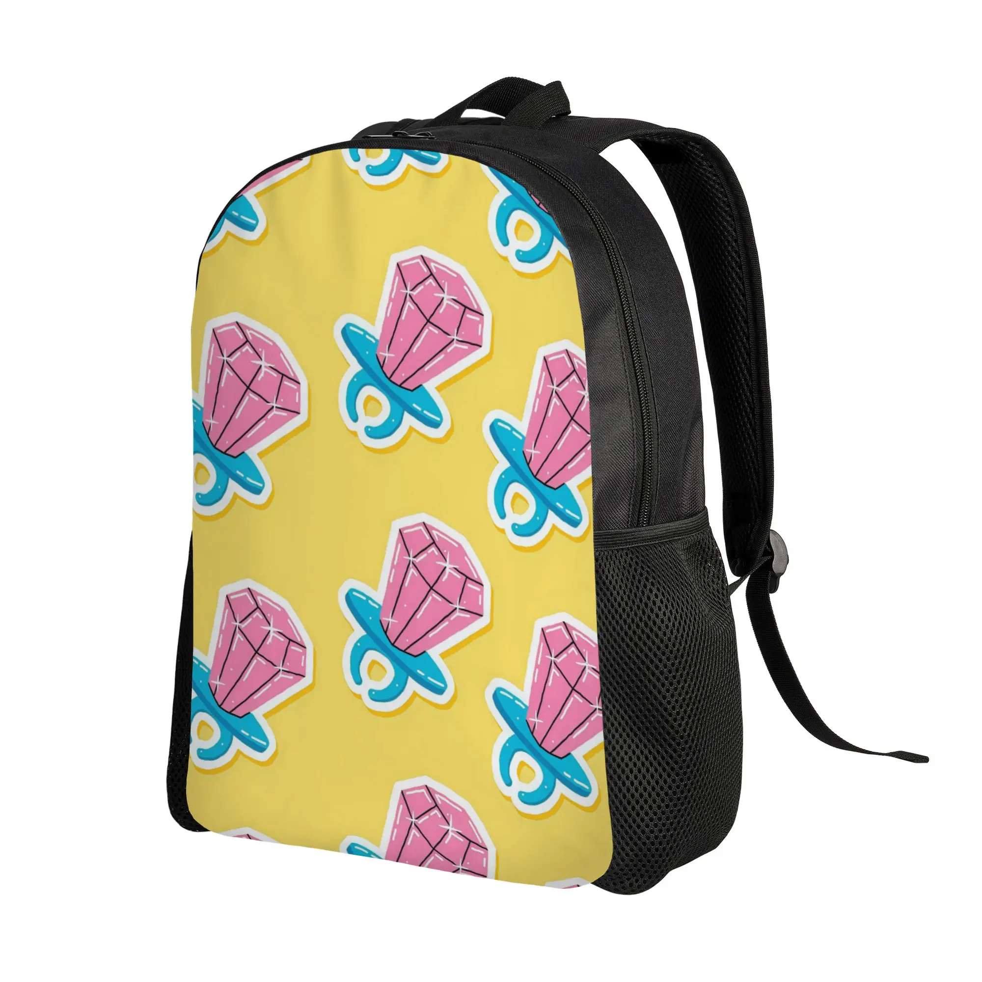 bBazooka Ring Pop Candy Gem (2) Backpack Ladies Sporty Fashionable mochila Large Capacity Laptop Bag Back To School Season