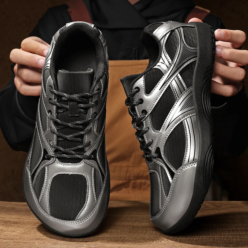 

Мужские повседневные кеды большого размера с широким носком, весна 2026, новые, модные, дышащие, из канваса, спортивные, для пар