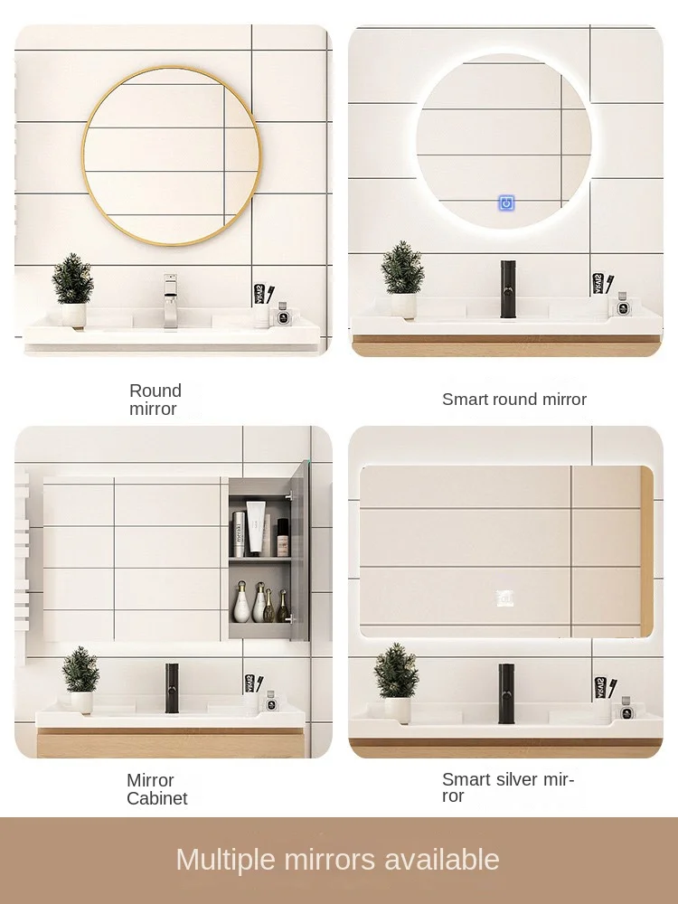 Log color solid wood bathroom cabinet, toilet, washbasin, washstand, small family home stay, Japanese style sanitary ware