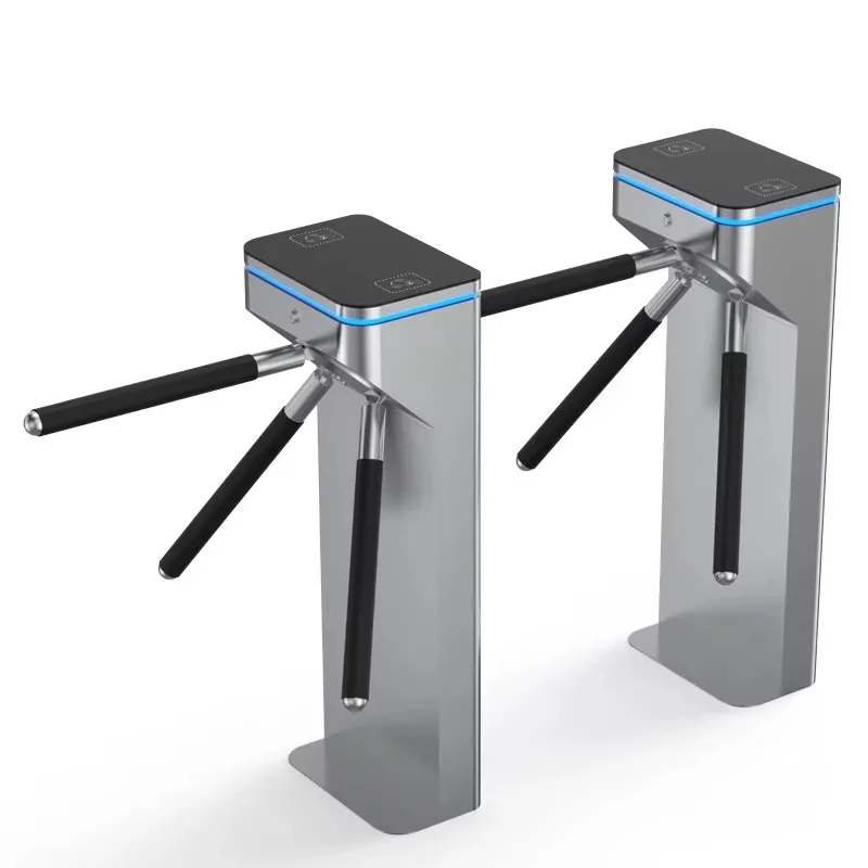 Fully Automatic Card Swipe Entrance & Exit Turnstile Tripod Coin Operated for Toilets for High Traffic Areas
