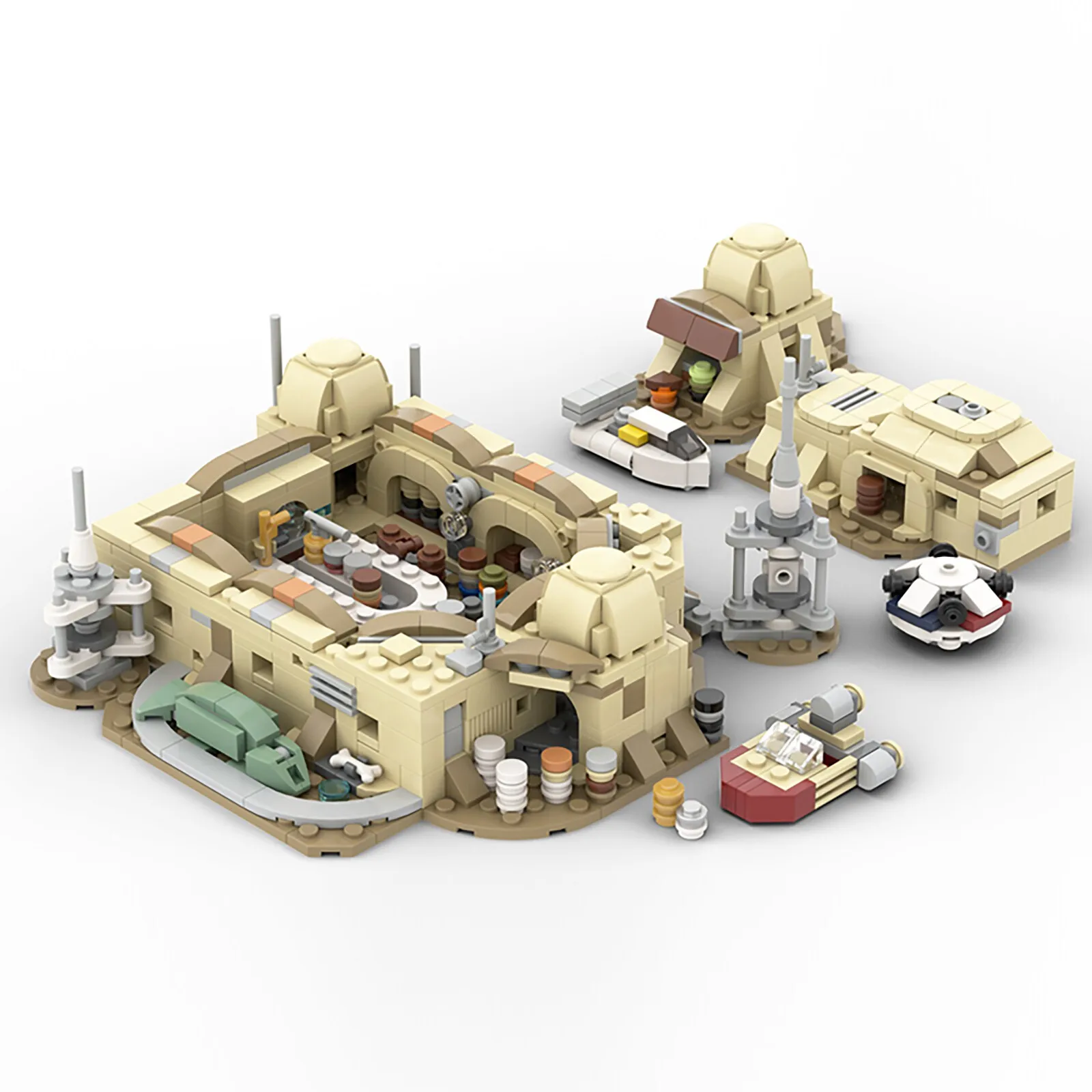 

C5472 Dimly-lit Tavern / Bar Micro Version Building Toys Set 865 Parts
