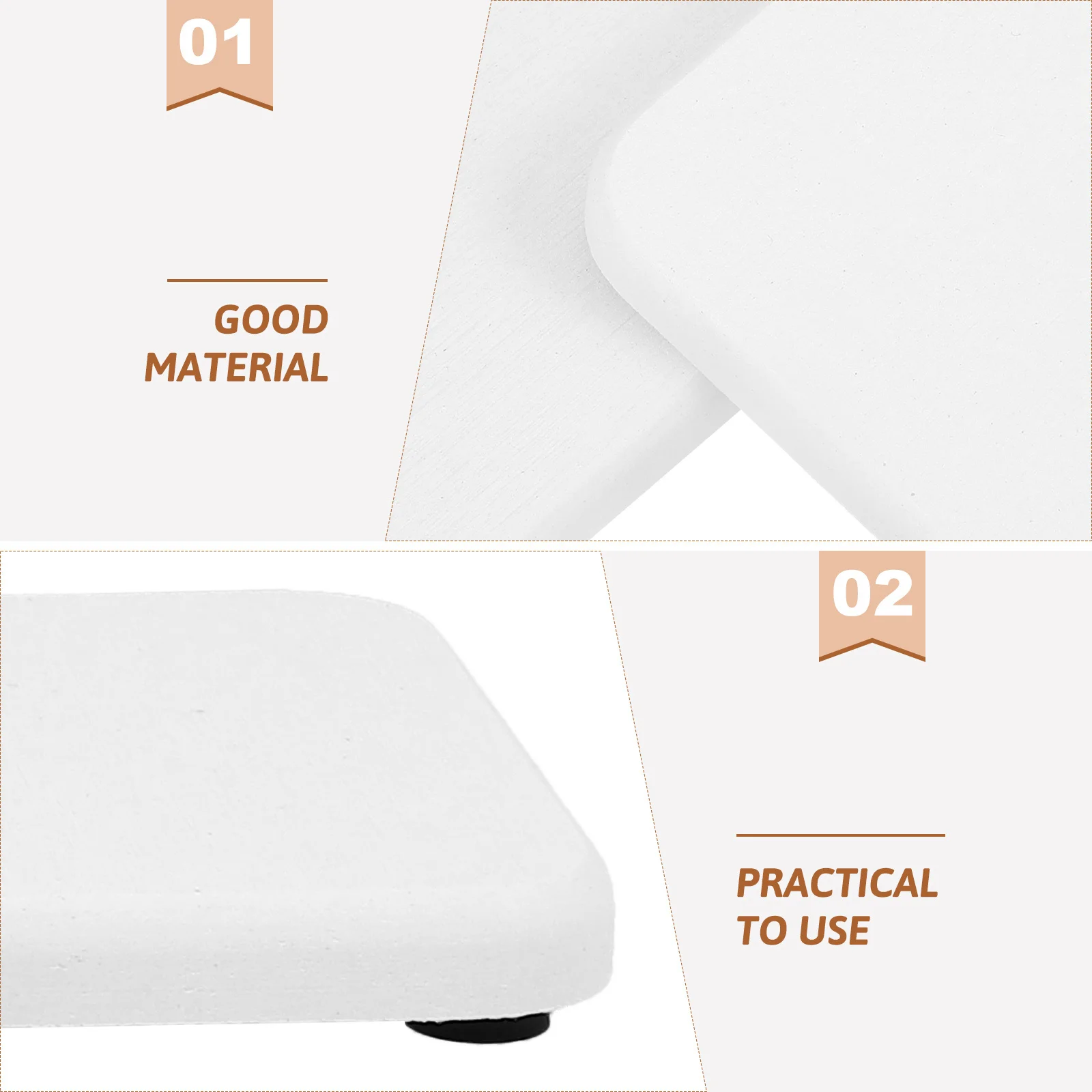 

4Pcs Absorbent Diatomite Cup Mat Instant Dry Sink Organizer Bathroom Countertop Nonslip Quick Dry Water Absorbent Pad