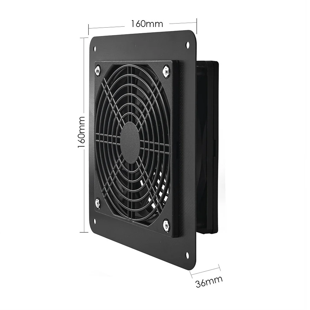 Solar Powered 12V 3W Ventilation Fan 76.3CFM, Compact Design For Pet House Chicken-Coop Shelter & Shed Use