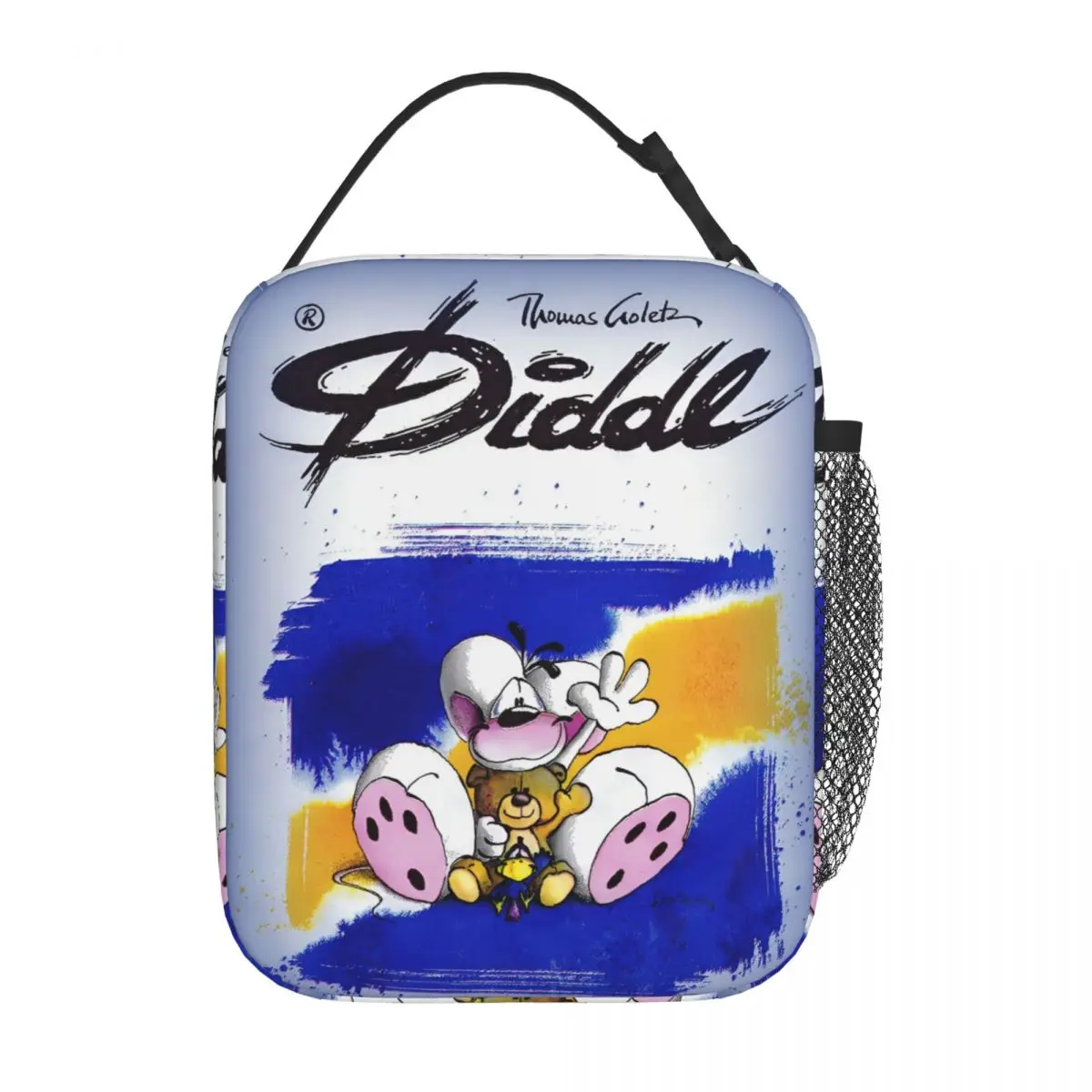 D-Diddles لطيف الكرتون معزول أكياس الغداء حاوية الغداء الكبيرة حقيبة للحفاظ على البرودة حمل علب الاغذية كلية نزهة بينتو الحقيبة #1