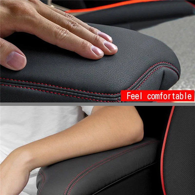 Car Center Console Lid Armrest Box Leather Protective Cover Cushion Pad for Toyota Raize 2020-2022