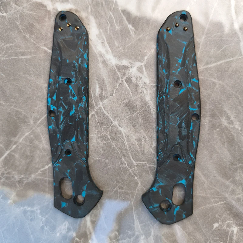 CNC 4 Colors Knife Carbon Fibre Handle Scales Patches For Benchmade 940 Osborne Knives Grip DIY Making accessories
