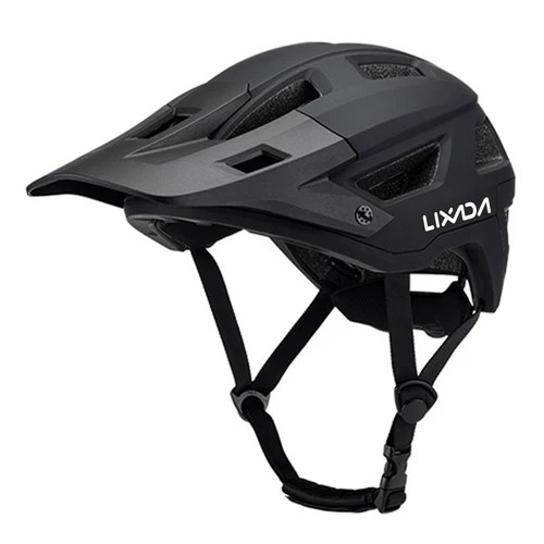 Imagen 2 del producto Casco de bicicleta de montaña para hombres y mujeres, casco de bicicleta de carretera, 55-61cm, esfera ajustable, visera extraíble, ventilación, 14 rejillas de aire