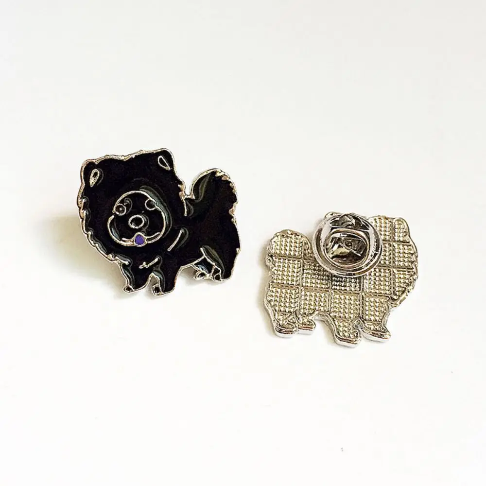 Clothing Accessories Cartoon Dog Pet Dog Brooch Bulldog Animal Dog Animal Enamel Pins Funny Husky Cartoon Metal Badge Kid Gift