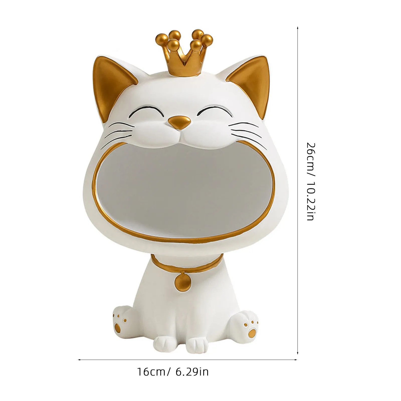 1 pcs Tags Key Keys Storage Halloween Christmas New Year Desk Storage Tray Cat Tray Decoration Cat Desktop Organizer Decor Trays