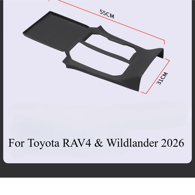 For Toyota RAV4 & Wildlander 2026 Center Console Full Coverage Silicone Mat, Complete Dashboard Protector Pad Set
