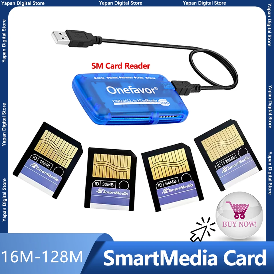 カメラメモリカードスマートメディアカードSMカード128M 64M 32M