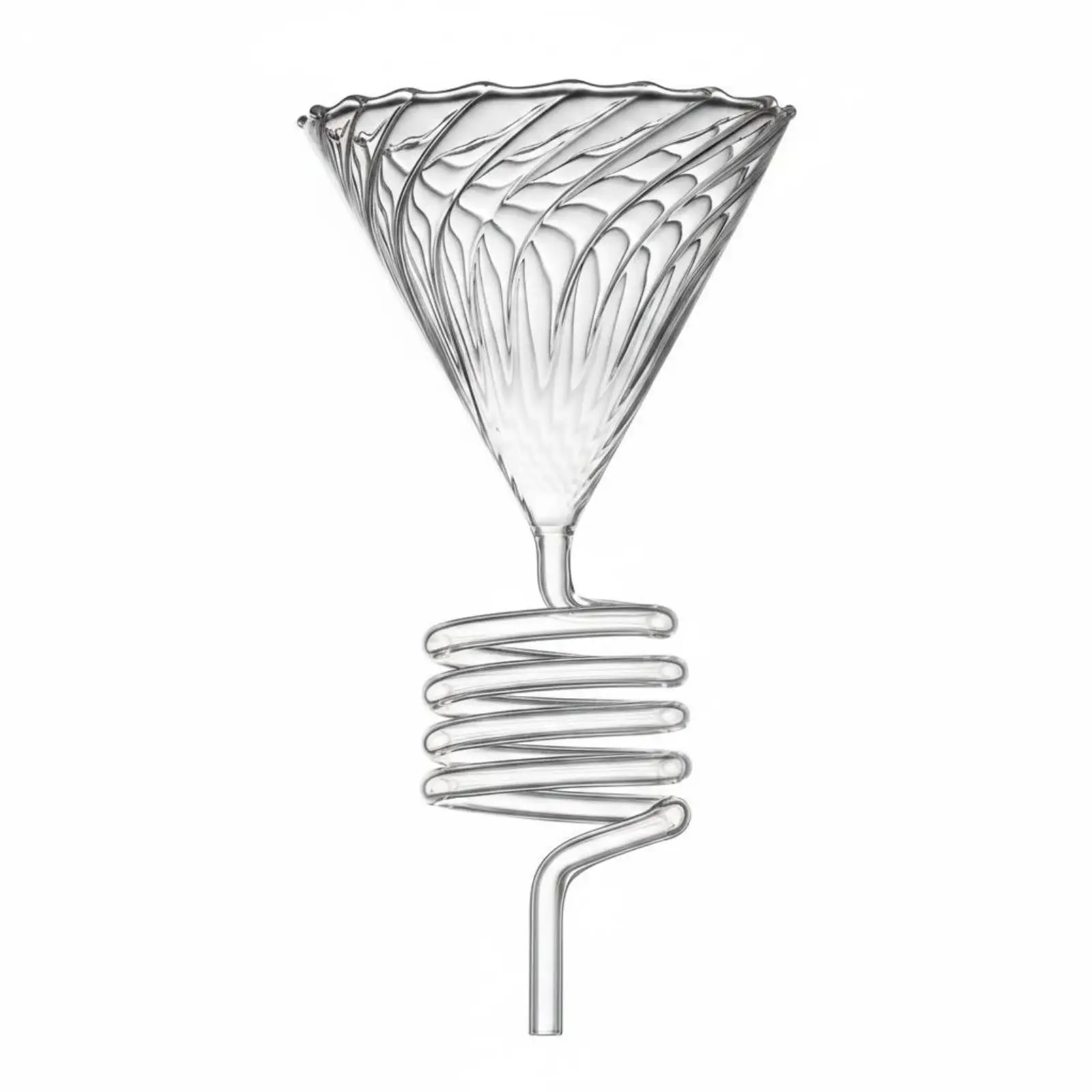 Spiral Coffee Dripper Stand Heat Dissipation Pour over Coffee Stand Hands for Home, Cafe, Kitchen Counter