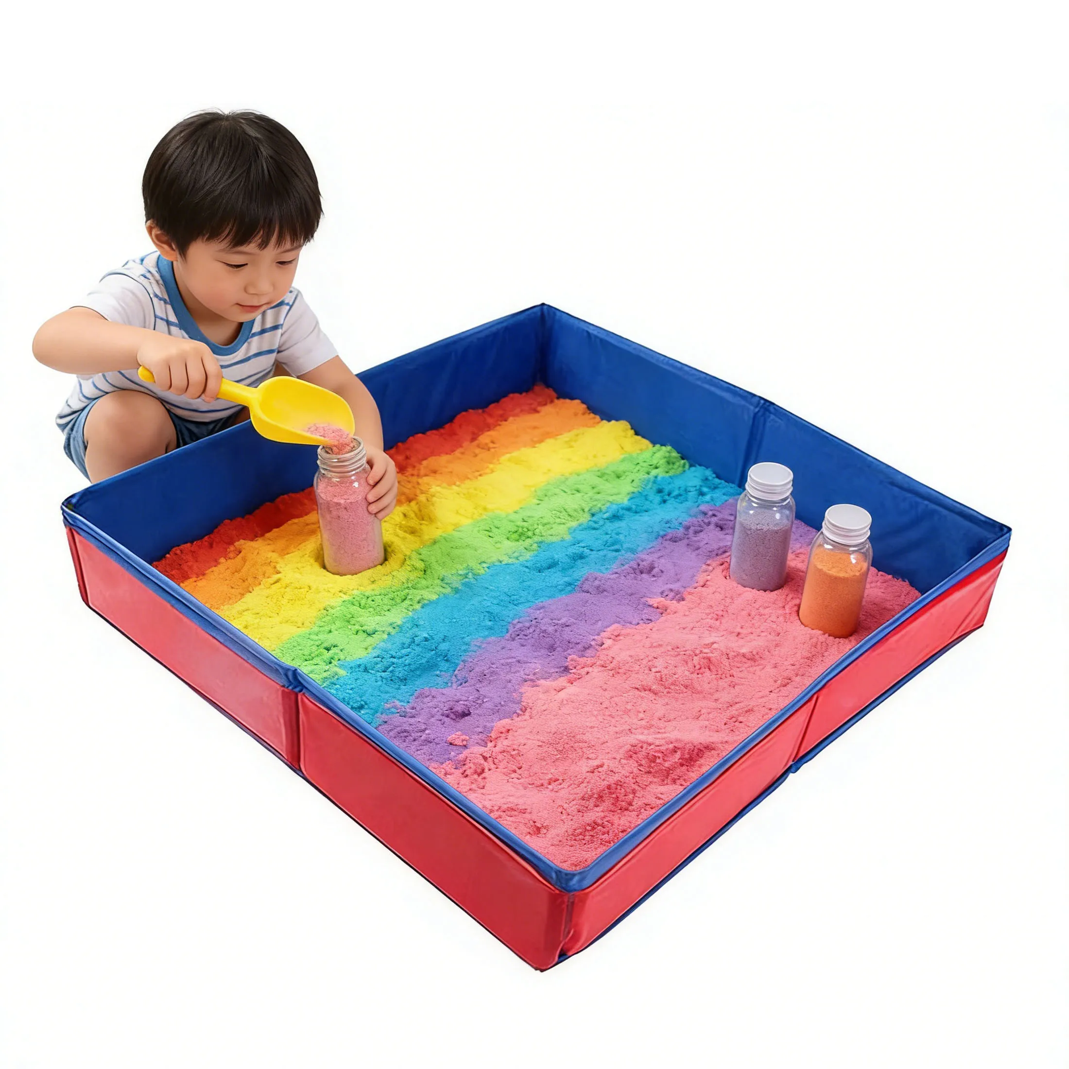 

Sandbox Toys for Kids Summer Beach Children's Sand Table Indoor and Outdoor Sand and Water Table Toys Gifts for Boys and Girls